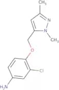 3-Chloro-4-[(1,3-dimethyl-1H-pyrazol-5-yl)methoxy]aniline