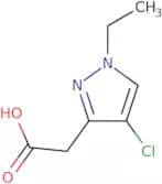 2-(4-Chloro-1-ethyl-1H-pyrazol-3-yl)acetic acid