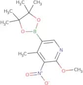 2-Methoxy-4-methyl-3-nitro-5-(4,4,5,5-tetramethyl-1,3,2-dioxaborolan-2-yl)pyridine