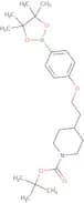 tert-Butyl 4-[2-[4-(4,4,5,5-tetramethyl-1,3,2-dioxaborolan-2-yl)phenoxy]ethyl]piperidine-1-carboxy…