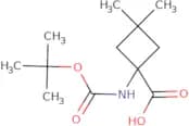 1-{[(tert-Butoxy)carbonyl]amino}-3,3-dimethylcyclobutane-1-carboxylic acid