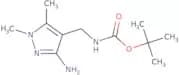 tert-Butyl N-[(3-amino-1,5-dimethyl-1H-pyrazol-4-yl)methyl]carbamate
