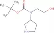 tert-Butyl N-(2-hydroxyethyl)-N-(pyrrolidin-3-yl)carbamate