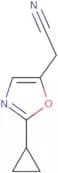 2-(2-Cyclopropyl-1,3-oxazol-5-yl)acetonitrile
