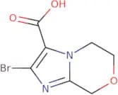 2-Bromo-5H,6H,8H-imidazo[2,1-c][1,4]oxazine-3-carboxylic acid
