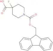 1-{[(9H-Fluoren-9-yl)methoxy]carbonyl}-4-fluoropiperidine-4-carboxylic acid