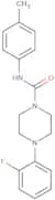 (4-(2-fluorophenyl)piperazinyl)-N-(4-methylphenyl)formamide