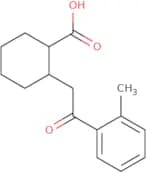 Trans-2-[2-(2-methylphenyl)-2-oxoethyl]cyclohexane-1-carboxylic acid