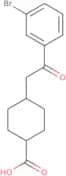 Cis-4-[2-(3-bromophenyl)-2-oxoethyl]cyclohexane-1-carboxylic acid