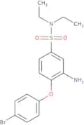 3-Amino-4-(4-bromophenoxy)-N,N-diethylbenzene-1-sulfonamide