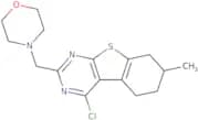 3-Chloro-11-methyl-5-(morpholin-4-ylmethyl)-8-thia-4,6-diazatricyclo[7.4.0.0,2,7]trideca-1(9),2,4,…