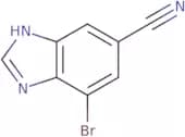 4-Bromo-1H-benzimidazole-6-carbonitrile