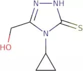 (4-Cyclopropyl-5-sulfanyl-4H-1,2,4-triazol-3-yl)methanol