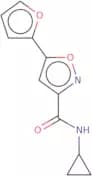 N-Cyclopropyl-5-(furan-2-yl)-1,2-oxazole-3-carboxamide