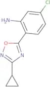 5-Chloro-2-(3-cyclopropyl-1,2,4-oxadiazol-5-yl)aniline