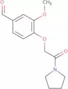 3-Methoxy-4-[2-oxo-2-(pyrrolidin-1-yl)ethoxy]benzaldehyde