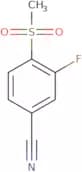 3-Fluoro-4-(methylsulphonyl)benzonitrile