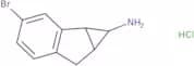 3-Bromo-1H,1aH,6H,6aH-cyclopropa[A]inden-1-amine hydrochloride