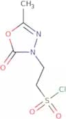 2-(5-Methyl-2-oxo-2,3-dihydro-1,3,4-oxadiazol-3-yl)ethane-1-sulfonyl chloride