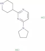 2-(Piperidin-4-yl)-4-(pyrrolidin-1-yl)pyrimidine dihydrochloride