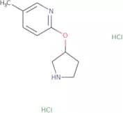 5-Methyl-2-(pyrrolidin-3-yloxy)pyridine dihydrochloride