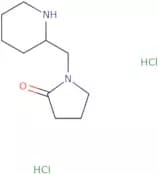 1-[(Piperidin-2-yl)methyl]pyrrolidin-2-one dihydrochloride