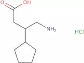 4-Amino-3-cyclopentylbutanoic acid hydrochloride