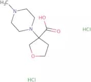 3-(4-Methylpiperazin-1-yl)oxolane-3-carboxylic acid dihydrochloride