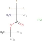 tert-Butyl 2-amino-3,3,3-trifluoro-2-methylpropanoate hydrochloride