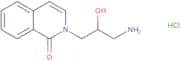 2-(3-Amino-2-hydroxypropyl)-1,2-dihydroisoquinolin-1-one hydrochloride