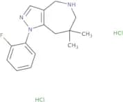 1-(2-Fluorophenyl)-7,7-dimethyl-1H,4H,5H,6H,7H,8H-pyrazolo[4,3-c]azepine dihydrochloride