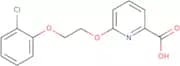 6-[2-(2-Chlorophenoxy)ethoxy]pyridine-2-carboxylic acid