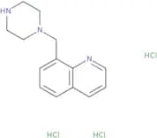 8-[(Piperazin-1-yl)methyl]quinoline trihydrochloride