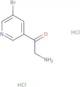 2-Amino-1-(5-bromopyridin-3-yl)ethan-1-one dihydrochloride