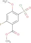 Methyl 5-(chlorosulfonyl)-2-fluoro-4-methoxybenzoate