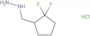 [(2,2-Difluorocyclopentyl)methyl]hydrazine hydrochloride