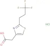 2-[2-(3,3,3-Trifluoropropyl)-1,3-thiazol-4-yl]acetic acid hydrochloride