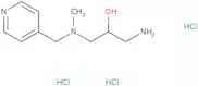 1-Amino-3-{methyl[(pyridin-4-yl)methyl]amino}propan-2-ol trihydrochloride