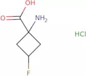 1-Amino-3-fluorocyclobutane-1-carboxylic acid hydrochloride