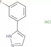 3-(3-Fluorophenyl)-1H-pyrazole hydrochloride