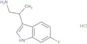 2-(6-Fluoro-1H-indol-3-yl)propan-1-amine hydrochloride