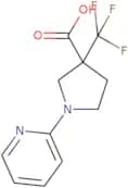 1-(Pyridin-2-yl)-3-(trifluoromethyl)pyrrolidine-3-carboxylic acid