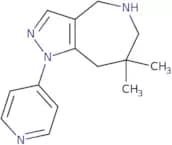 4-{7,7-Dimethyl-1H,4H,5H,6H,7H,8H-pyrazolo[4,3-c]azepin-1-yl}pyridine