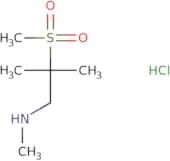 (2-Methanesulfonyl-2-methylpropyl)(methyl)amine hydrochloride