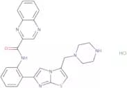 N-[2-[3-(1-Piperazinylmethyl)imidazo[2,1-b]thiazol-6-yl]phenyl]-2-quinoxalinecarboxamide hydrochlo…