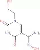 (Z)-N'-Hydroxy-1-(2-hydroxyethyl)-2,4-dioxo-1,2,3,4-tetrahydropyrimidine-5-carboximidamide