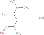 3-(Dimethylamino)-N'-hydroxybutanimidamide hydrochloride