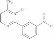 6-Methyl-2-(3-nitrophenyl)pyrimidin-1-ium-1-olate