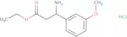 Ethyl 3-amino-3-(3-methoxyphenyl)propanoate hydrochloride