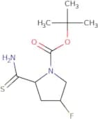 tert-Butyl 2-carbamothioyl-4-fluoropyrrolidine-1-carboxylate